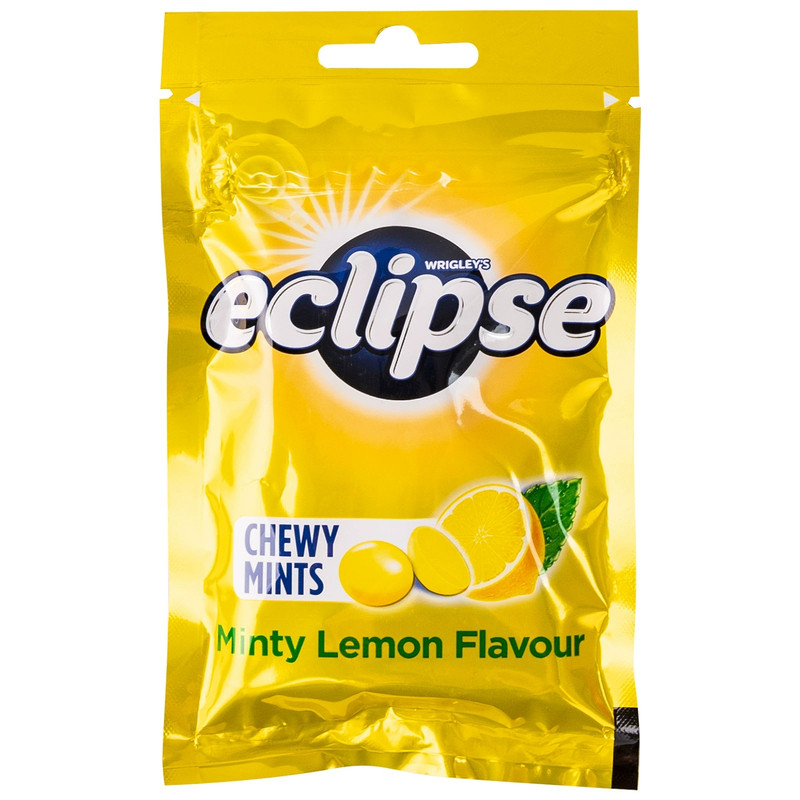 现货台湾进口Eclipse易极薄荷糖柠檬润喉糖软糖45g袋装沈泉锐同款