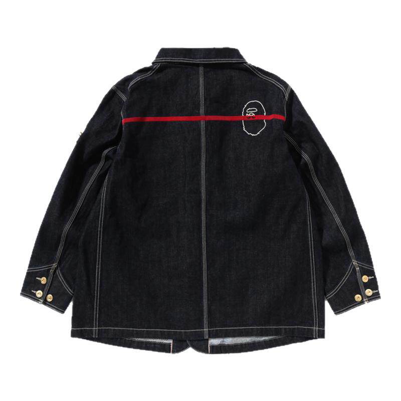 原色牛仔工装夹克外套BAPE