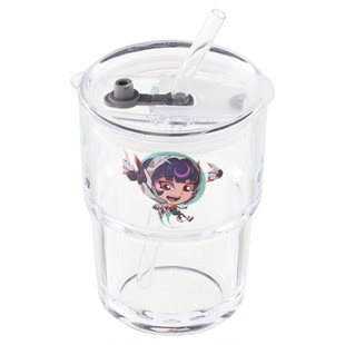 Blizzard暴雪官方游戏周边守望先锋朱诺/雾子/破坏球/D.va玻璃杯