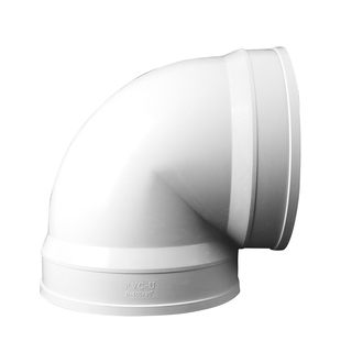 PVC排水弯头 下水管 配件 90度弯头 排风排污接头200 250 315 400