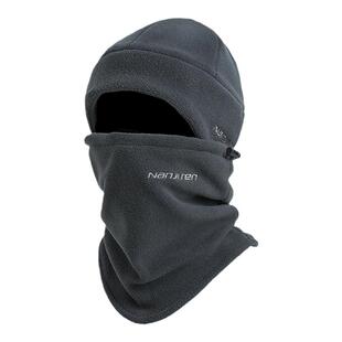 护耳帽围脖两件男士冬季骑行保暖防风加绒脖套骑车帽子围巾一体Z