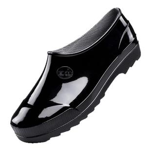 回力男鞋雨鞋男款2025新款四季款耐磨防水鞋男款低帮工作胶鞋男款