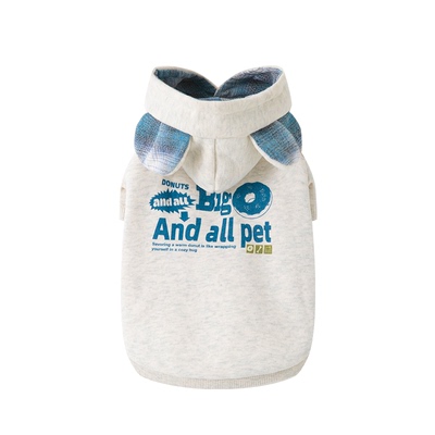 andall猫狗加绒面料可爱卫衣