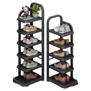 鞋架多层家用门口小窄鞋柜入户门小型简易出租房用角落鞋子置物架