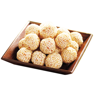 麦蒂酥麻圆袋装南通特产中式传统糕点茶食盒装香脆芝麻球零食