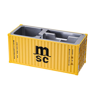 20尺1:30集装箱模型摆件仿真塑料笔筒名片盒商务礼品可定制加印图