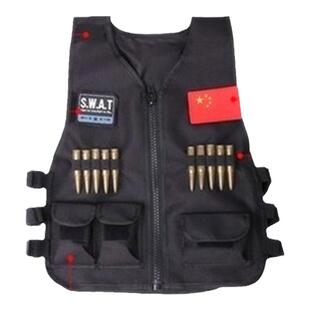 儿童战术背心多功能迷彩作战马甲cs特种兵装备防弹衣吃鸡三级甲