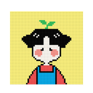 人物像素画积木拼图成年1000片高难度定制送礼puzzle儿童益智玩具