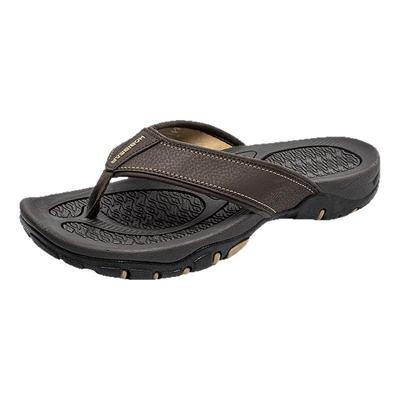 HOBIBEAR男士拖鞋2025夏季新款厚底大码凉拖鞋外穿人字拖沙滩鞋