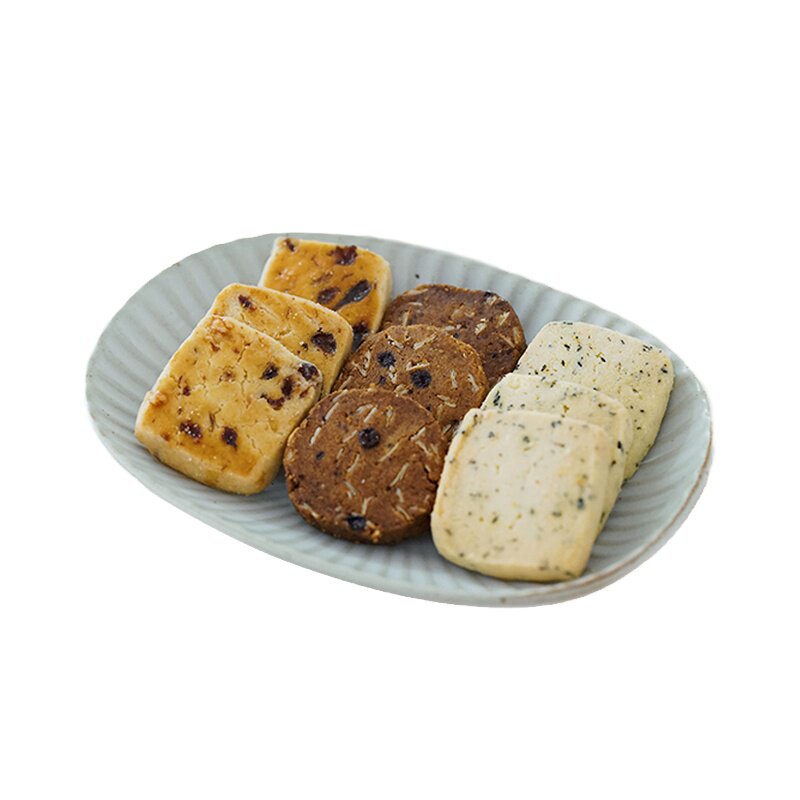 夏午三点 焦糖燕麦茉香黄油曲奇饼干抹茶味网红小零食早餐下午茶