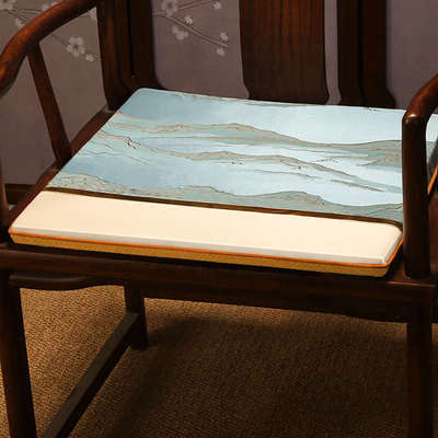 中式椅子垫子坐垫椅垫实木餐桌椅圈椅太师椅座椅靠垫防滑茶椅座垫