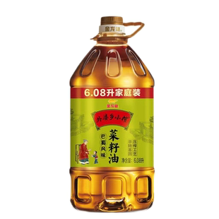 金龙鱼外婆乡小榨巴蜀风味菜籽油6.08L/桶非转/A