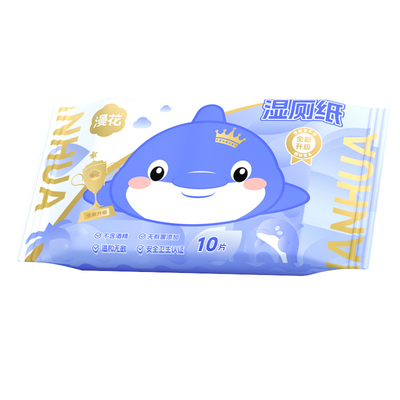 小蛮熊漫花湿厕纸家庭实惠装