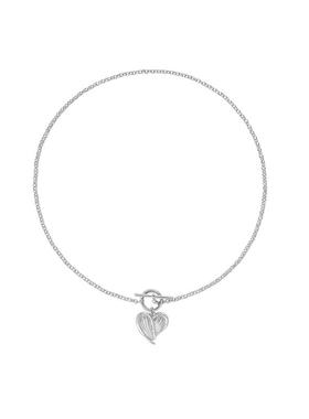 TIKOO项链女配饰爱心吊坠高级小众轻奢2025新款爆款礼物银锁骨链