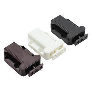 柜门锁扣门碰配件按压式门夹扣磁吸式碰珠卡扣柜扣锁衣橱柜反弹器