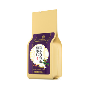 北京同仁堂内廷上用酸枣仁百合茯苓睡眠茶安神助差眠多梦易醒栀子