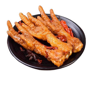 虎皮凤爪鸡爪子充饥速食零食夜宵解馋王小下酒菜卤味休闲食品小吃