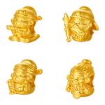 周六福黄金5d硬金转运珠女款定价文曲星状元黄金手绳送礼物官方