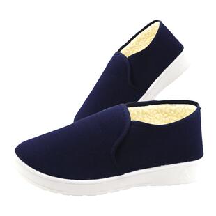 防静电棉鞋冬抗寒保暖加绒加厚spu软底防滑防护无尘车间工作男女