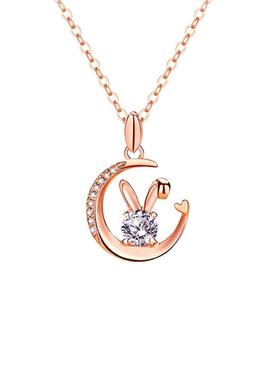 本命兔年项链女款女生生日送女友