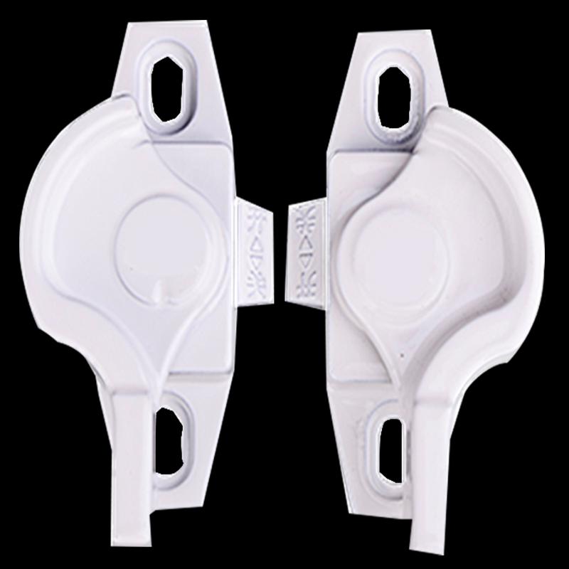 月牙锁推拉外开窗户限位器儿童安全锁平移式老式塑钢窗锁扣纱窗锁