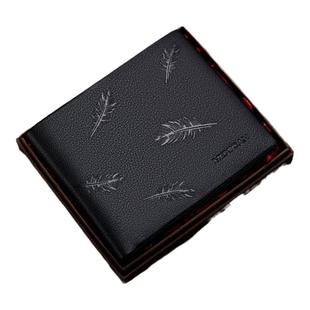 稻草人男士钱包真皮短款2025新款潮牌专柜正品大容量钱夹零钱包男