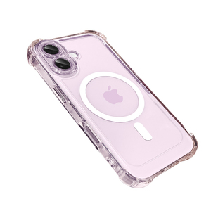 【防摔磁吸气囊】铂信适用苹果17手机壳iphone16promax透明2025新款女15p高级感14全包镜头13Magsafe保护外壳