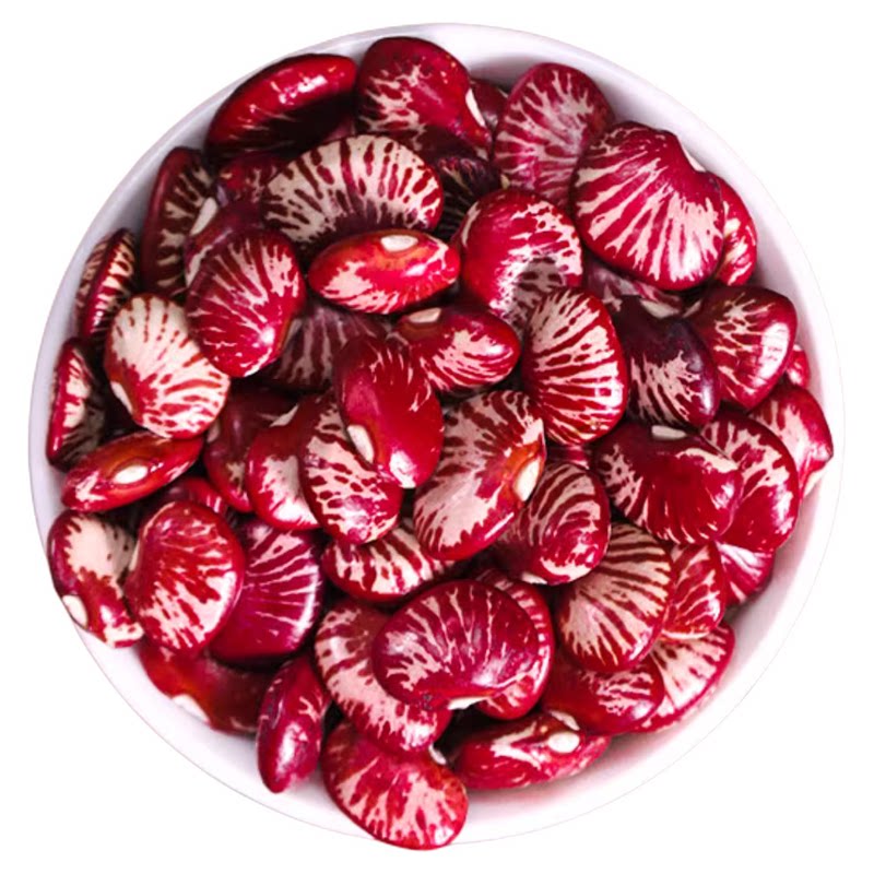 斑马豆正品五谷杂粮花红腰豆子红芸豆类农家新鲜花红豆米煲汤饭豆