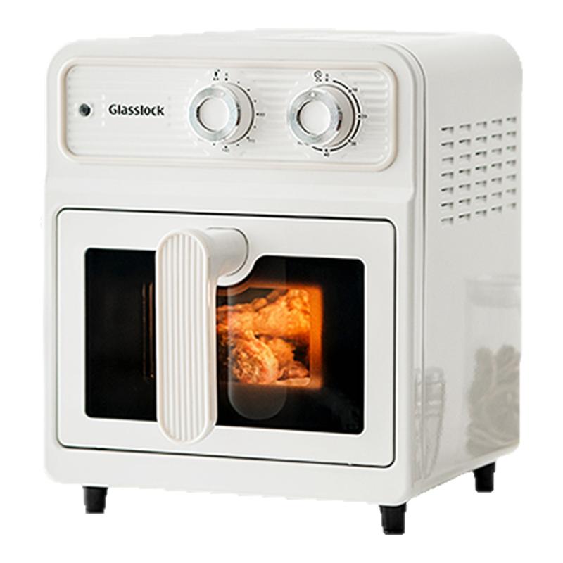 Glasslock盖朗空气炸锅政府补贴家用免翻面多功能可视大容量烤箱