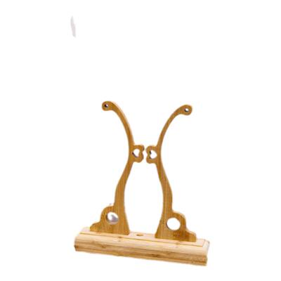 扇架扇托团扇折扇中式摆放架子