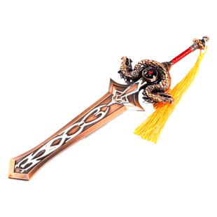 22cm 魔兽游戏周边阿什坎迪兄弟会之剑全金属工艺品摆件武器模型