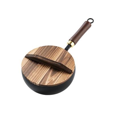 炊达人锤纹无涂层大肚一人食小锅