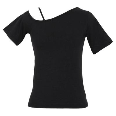 短袖欧货大码露肩莫代尔女上衣