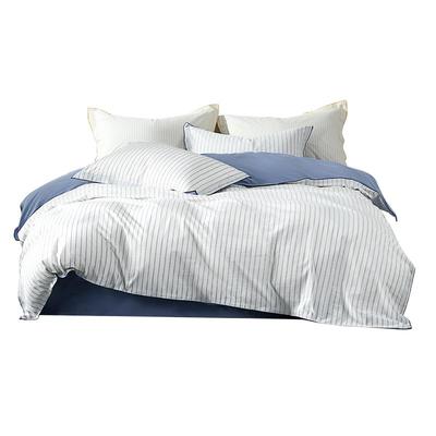 水星家纺全棉四件套长绒棉水洗棉