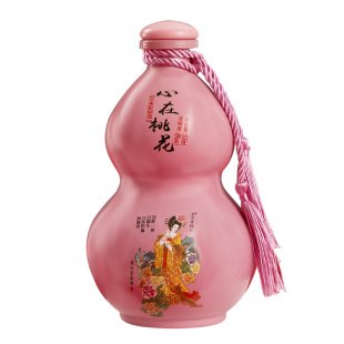古典500ml葫芦瓶果酒女士甜酒低度微醺青梅杨梅蜜桃桂花酿晚安酒