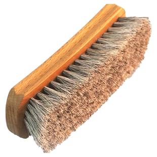 Jron鞋油刷子软毛马鬃毛鞋刷洗鞋刷绒面鞋清洁刷上油抛光刷除尘刷