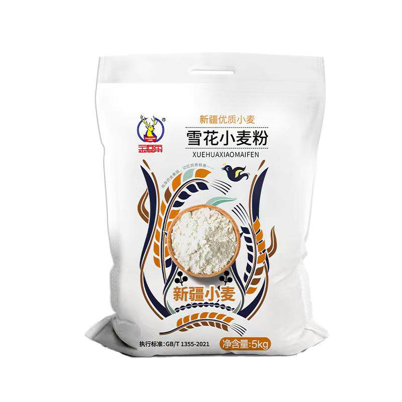 金鹿角面粉新疆雪花粉10斤