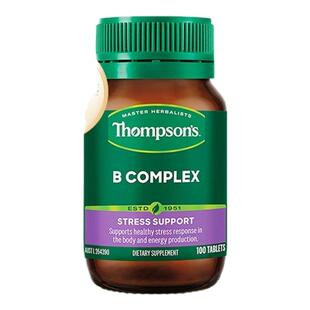 新西兰进口汤普森综合B组维生素B Complex复合B族代谢差吃什么VB