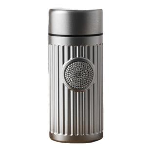 Bigcar纯钛保温杯高颜值水杯女口袋杯小容量便携茶杯高档超轻钛杯