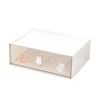 抽屉式桌面收纳盒桌上学生收纳笔筒书桌置物架文具小儿童发饰柜箱