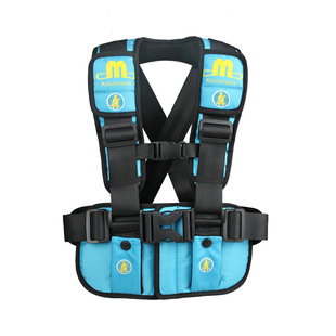 儿童用便携穿戴式简易背心宝宝车载背带可坐可躺睡觉通用神器
