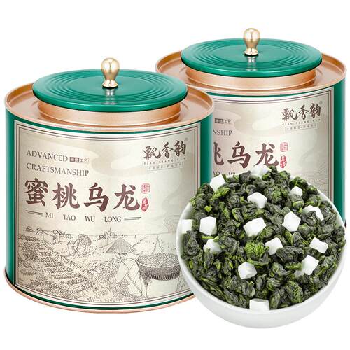 飘香韵 蜜桃乌龙茶 白桃乌龙窨制花茶高山浓香型2026新茶叶自己喝
