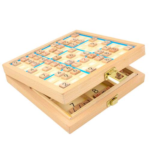 木制数独游戏棋盘九宫格小学生数读儿童入门6岁以上8益智玩具男孩