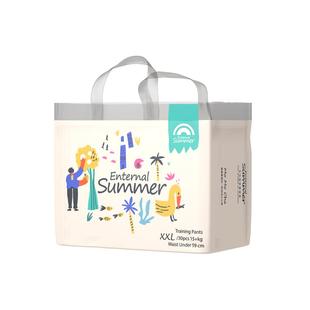 碧芭盛夏光年夏日么么茶婴儿超薄能吸拉拉裤XLXXL 宝宝透气纸尿裤