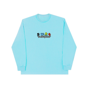 儿童演出服街舞宽松长袖T恤套装酷帅hiphop裤子男童嘻哈童装潮牌