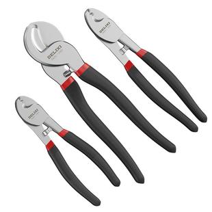 德力西电缆剪 电线剪刀 电览钳电工切线断线钳手动6 8 10寸绞线钳