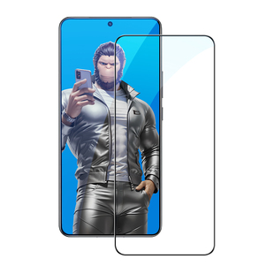 蓝猩适用于红米turbo4pro钢化膜全屏覆盖turbo3手机膜turbo4抗指纹Redmi新款xiaomi高清防摔秒解锁玻璃保护贴