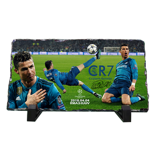 足球球星C罗周边福登姆巴佩哈兰德梅西纪念品球迷创意摆件礼物