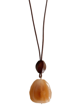 自带气场~美拉德棕色晕染长款