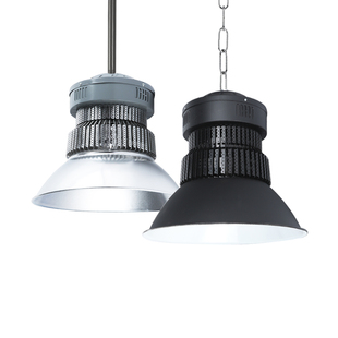 亚明led工矿灯黑色100w200w400瓦车间厂房工厂仓库照明天棚吊灯